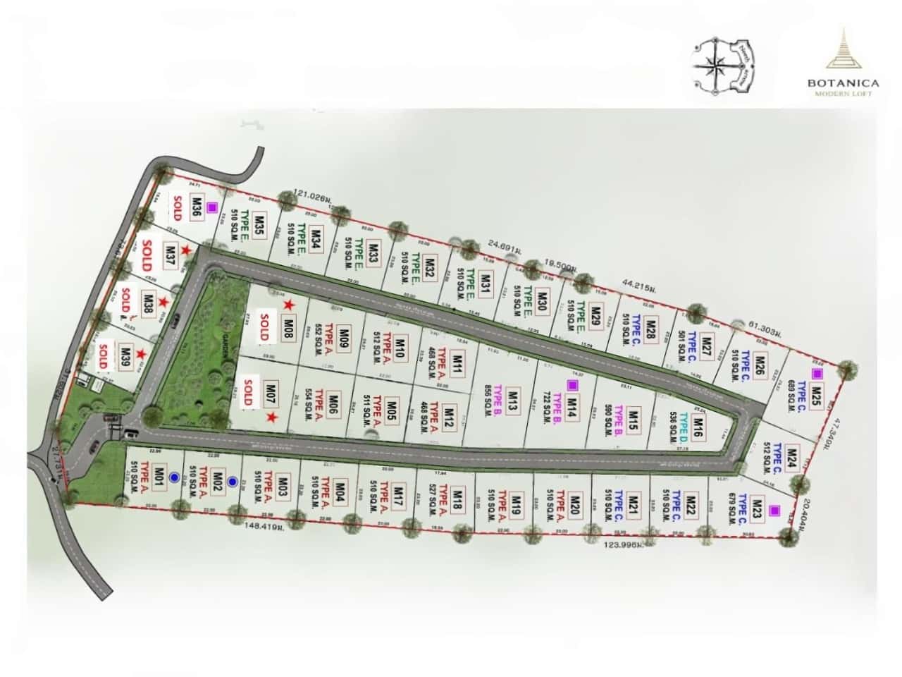 Botanica Modern Loft Master Plan